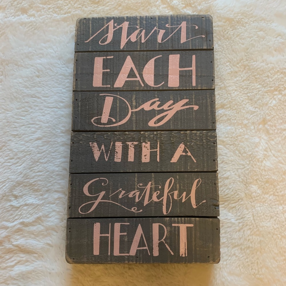 Wood Piece *with saying*
